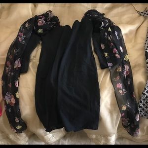 Black long sleeve dress